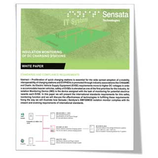 Insulation Monitoring for Charging Stations Insulation Monitoring for Charging Stations
