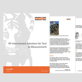 Solutions d'interconnexion RF pour les tests et mesures